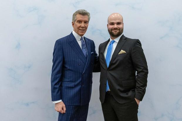 Lukas Schulte with Michael Buffer