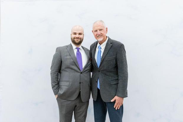 Lukas Schulte with Brian Smith