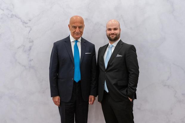 Lukas Schulte with Ziad Makhzoumi