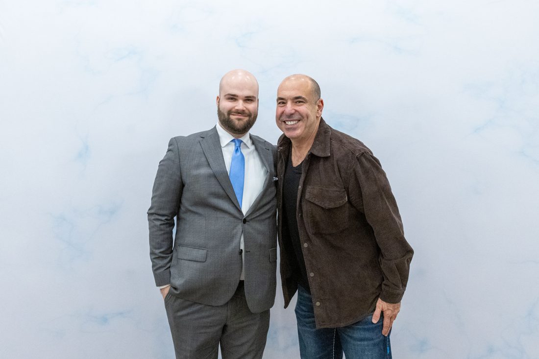 Lukas Schulte with Rick Hoffman