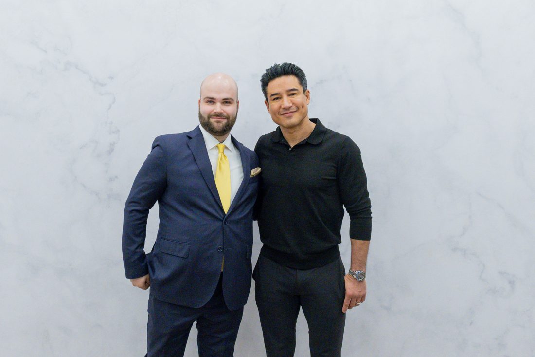 Lukas Schulte with Mario Lopez