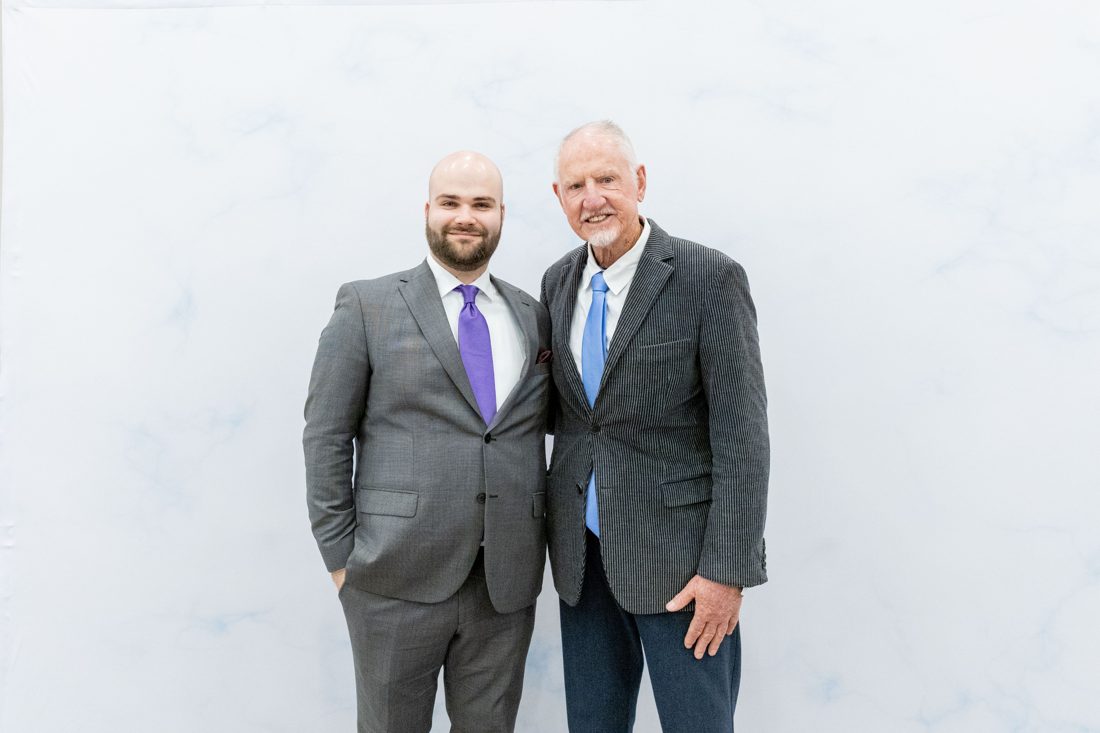 Lukas Schulte with Brian Smith