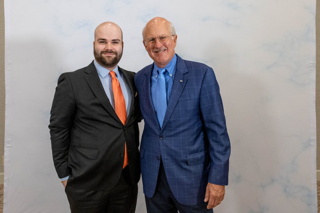Lukas Schulte with David M. Walker