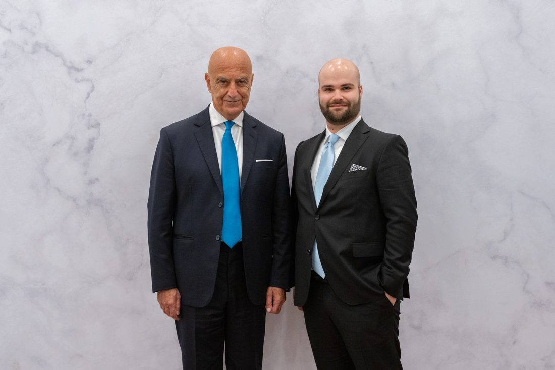 Lukas Schulte with Ziad Makhzoumi